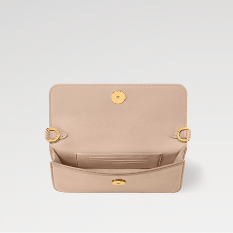 Louis Vuitton Bouncing Wallet On Chain LV Bloom – Beige - BEAUTY BAR