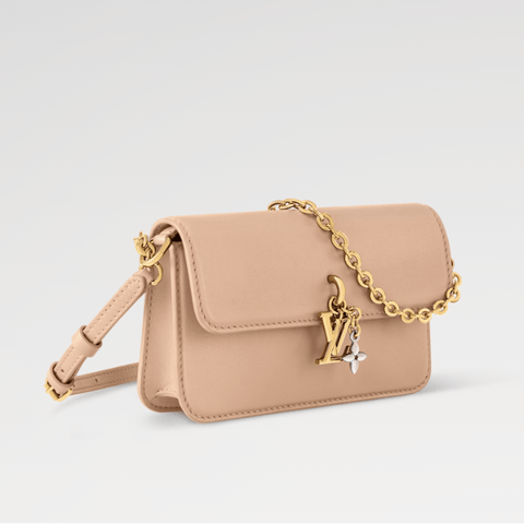 Louis Vuitton Bouncing Wallet On Chain LV Bloom – Beige - BEAUTY BAR