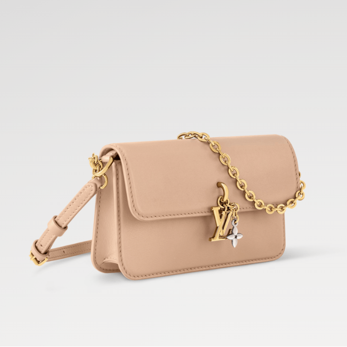 Louis Vuitton Bouncing Wallet On Chain LV Bloom – Beige 2