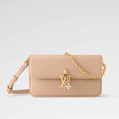 Louis Vuitton Bouncing Wallet On Chain LV Bloom – Beige