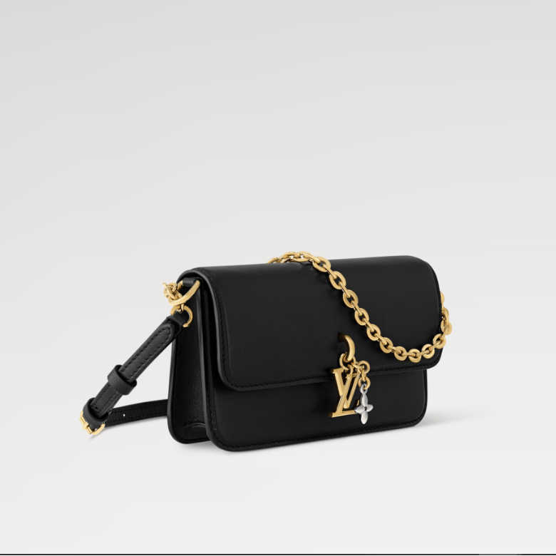 Louis Vuitton Bouncing Wallet On Chain LV Bloom – Black Crossbody Bag 2