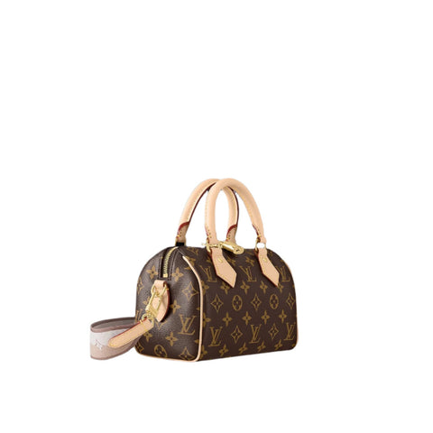 Louis Vuitton Brown Monogram Canvas Speedy Bandoulière 20 - BEAUTY BAR