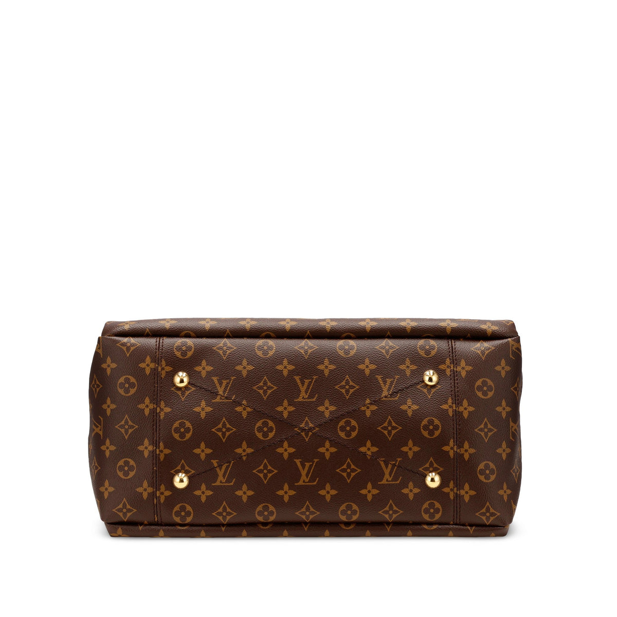 Louis Vuitton Brown Monogram Coated Canvas Artsy MM Gold 4