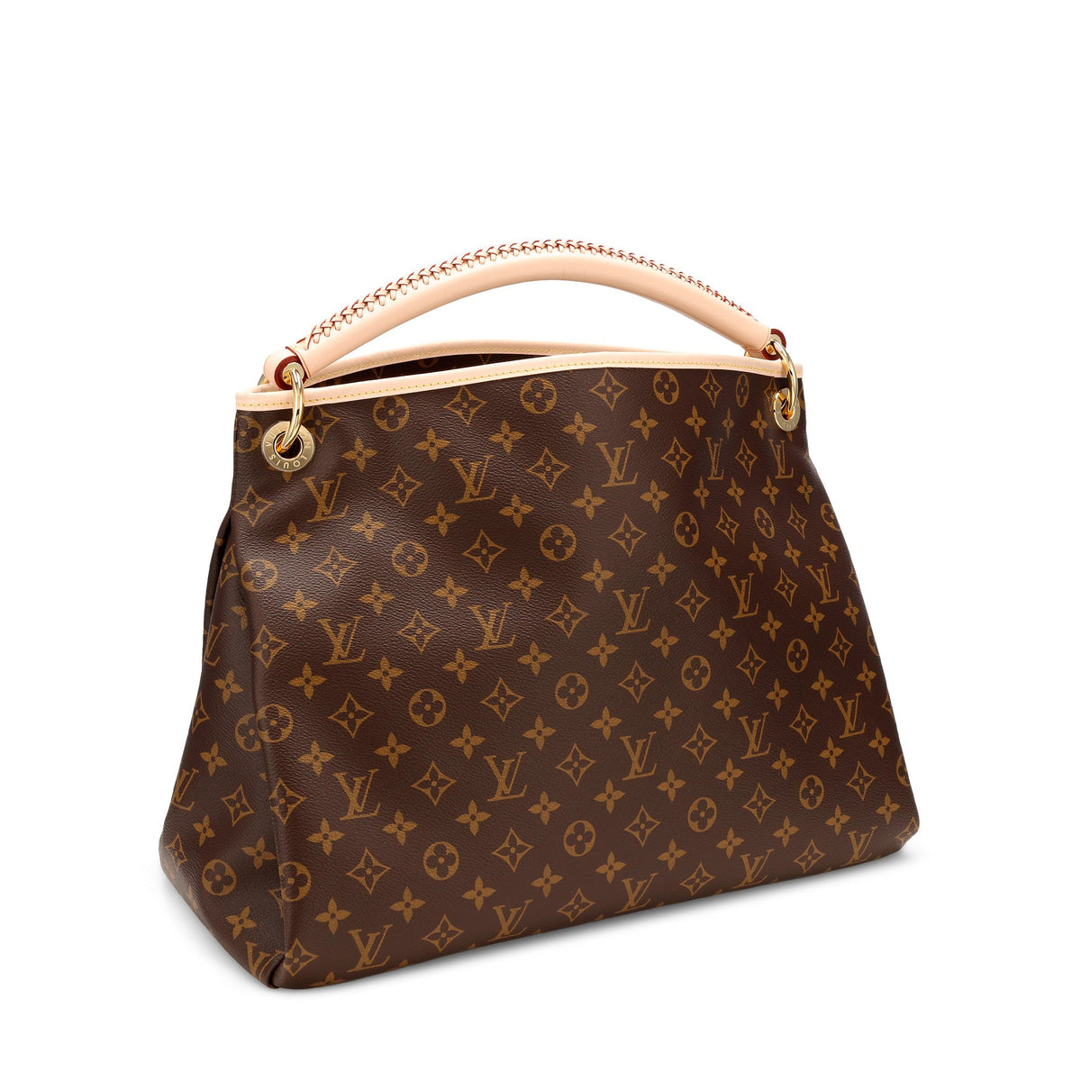 Louis Vuitton Brown Monogram Coated Canvas Artsy MM Gold 5