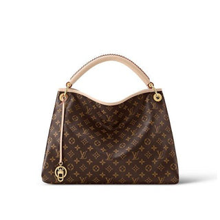 Louis Vuitton Brown Monogram Coated Canvas Artsy MM Gold
