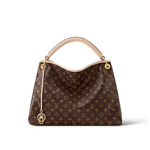 Louis Vuitton Brown Monogram Coated Canvas Artsy MM Gold