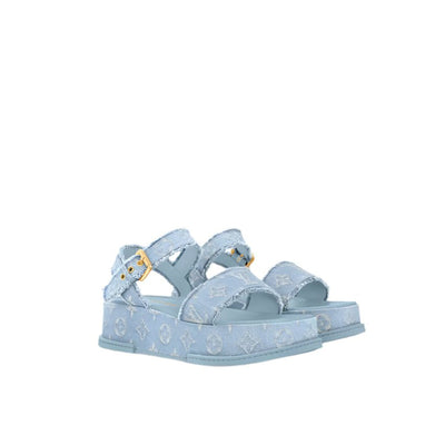 Louis Vuitton By The Pool Maya Flatform Sandal