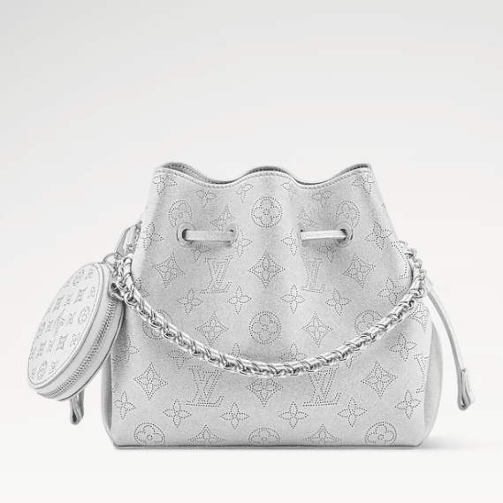 Louis Vuitton Chic Silver Bella Bag With Coin Pouch