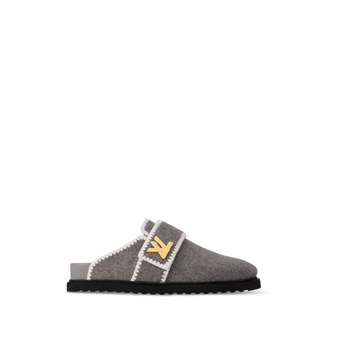 Louis Vuitton Cosy Flat Comfort Gray Clog - BEAUTY BAR