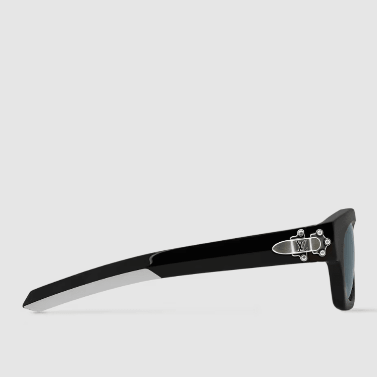 Louis Vuitton Frog Round Square Sunglasses Black 3