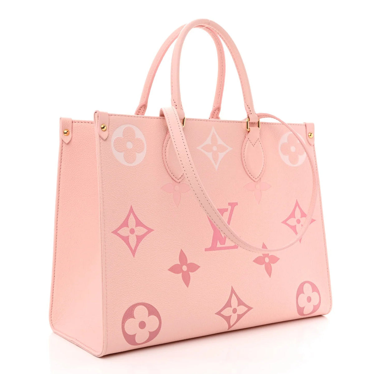 Louis Vuitton Leather Tote Bag Pink 3
