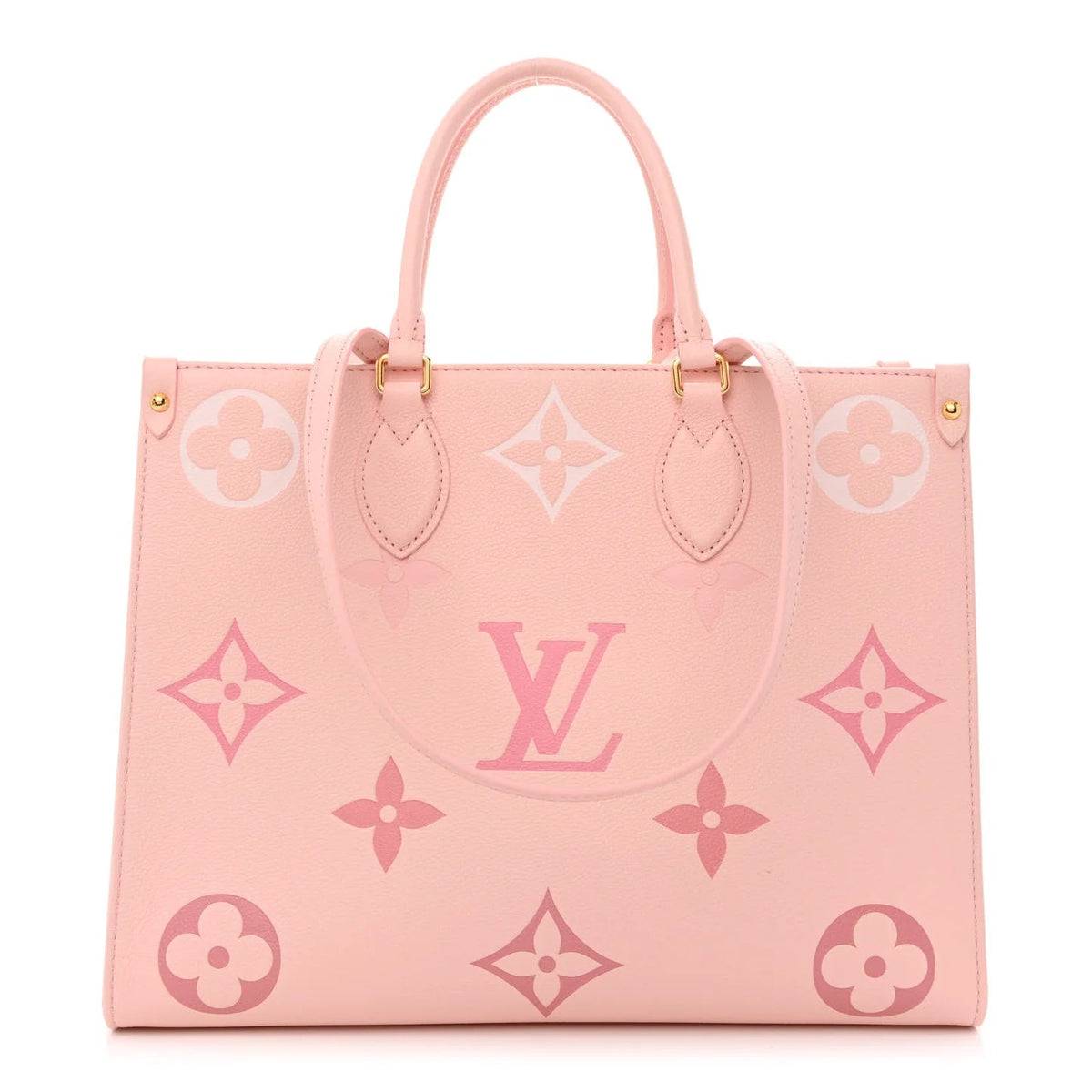Louis Vuitton Leather Tote Bag Pink 2