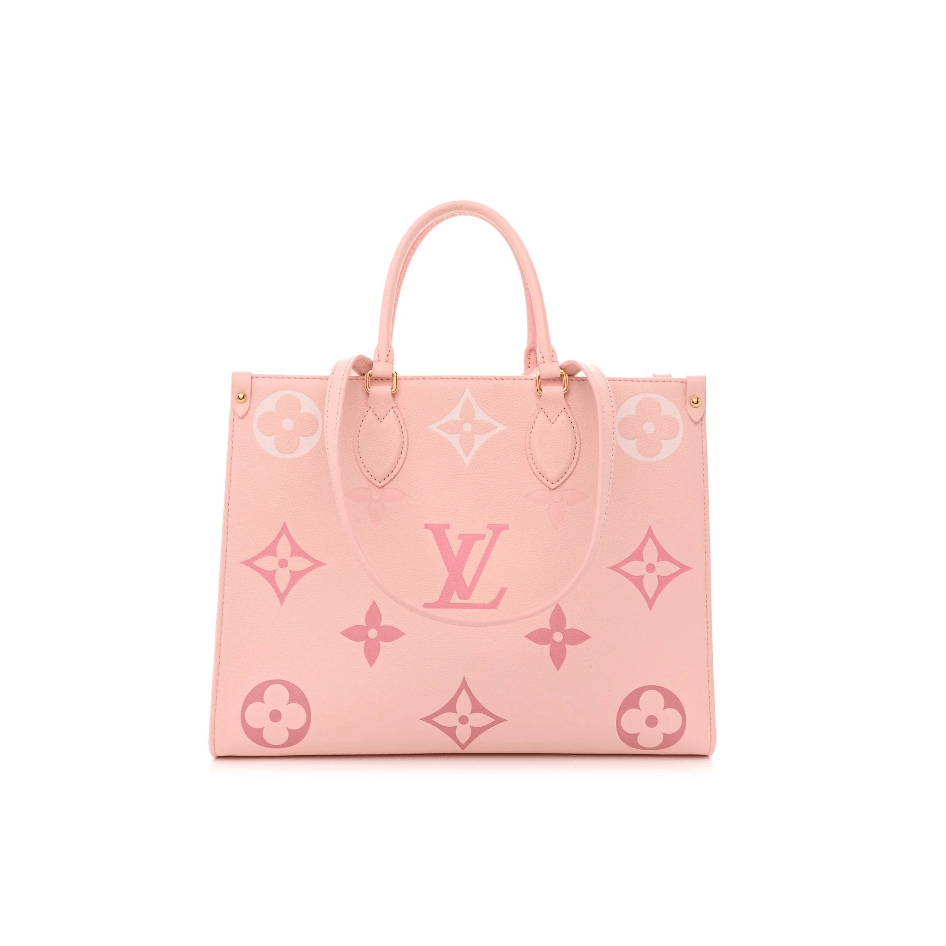 Louis Vuitton Leather Tote Bag Pink 1