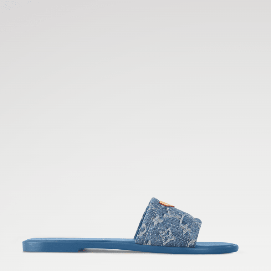 Louis Vuitton Lily Flat Mule Monogram Denim 1