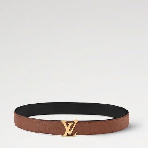 Louis Vuitton LV Initials Brown Belt - BEAUTY BAR