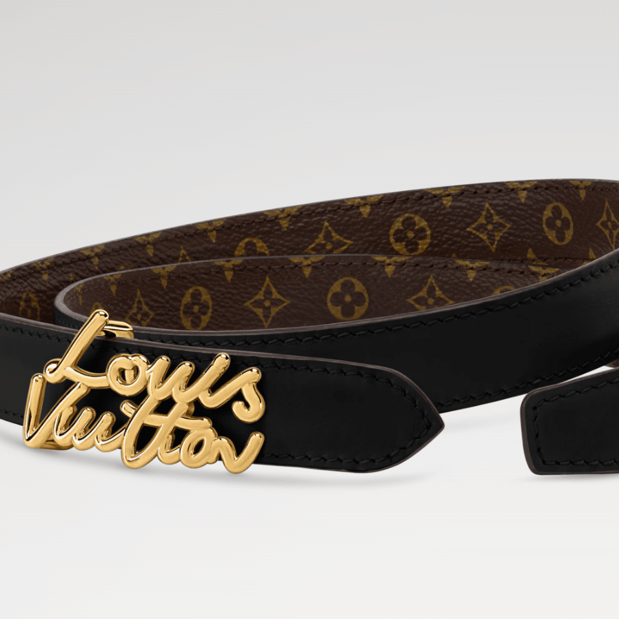 Louis Vuitton LV Script 20mm Reversible Belt 5