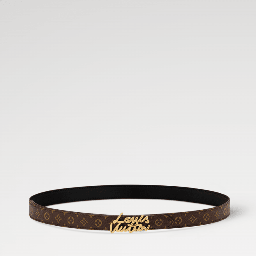 Louis Vuitton LV Script 20mm Reversible Belt 1