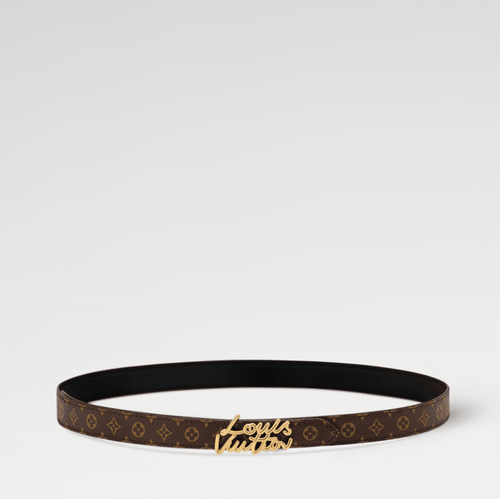 Louis Vuitton LV Script 20mm Reversible Belt - BEAUTY BAR