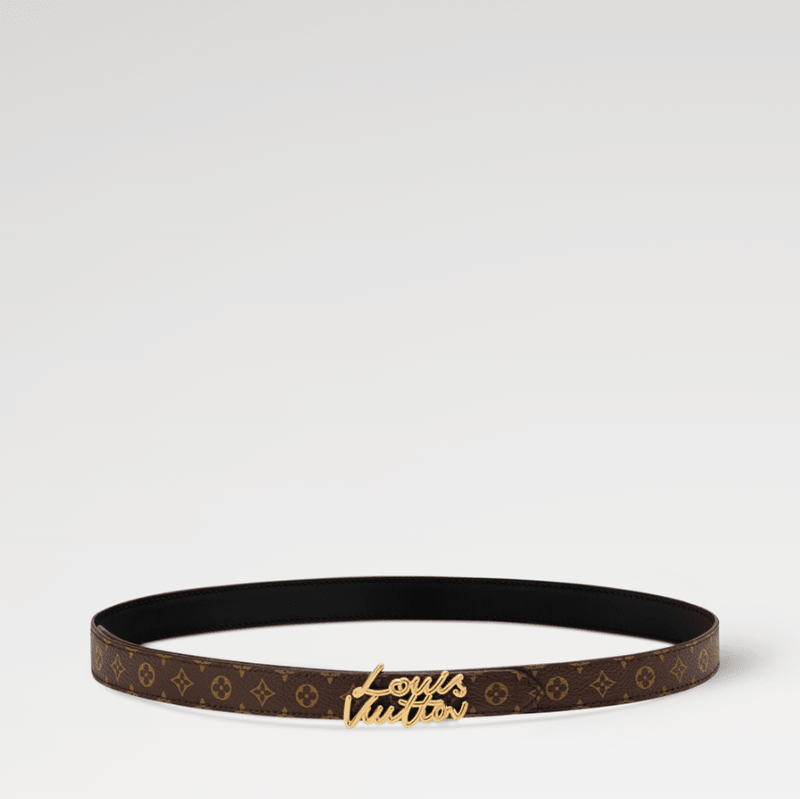 Louis Vuitton LV Script 20mm Reversible Belt