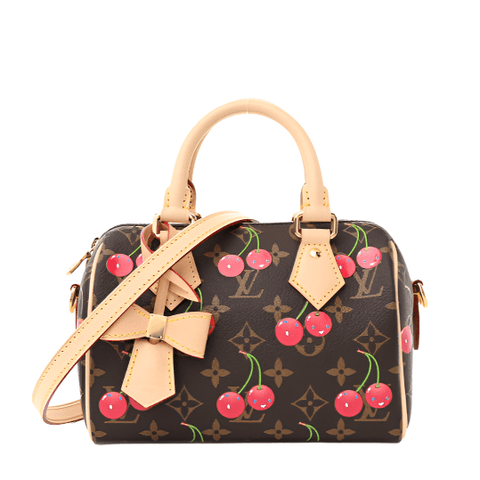Louis Vuitton LV X TM Monogram Cerises Speedy Bandouliere 20 - BEAUTY BAR