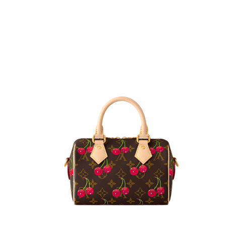 Louis Vuitton LV X TM Monogram Cerises Speedy Bandouliere 20 - BEAUTY BAR
