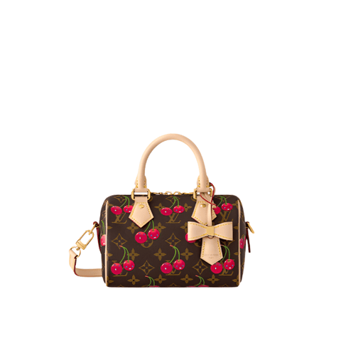 Louis Vuitton LV X TM Monogram Cerises Speedy Bandouliere 20 - BEAUTY BAR