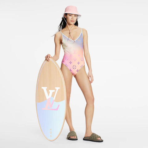 Louis Vuitton Monogram Gradient Cut - Out One - Piece Swimsuit - BEAUTY BAR