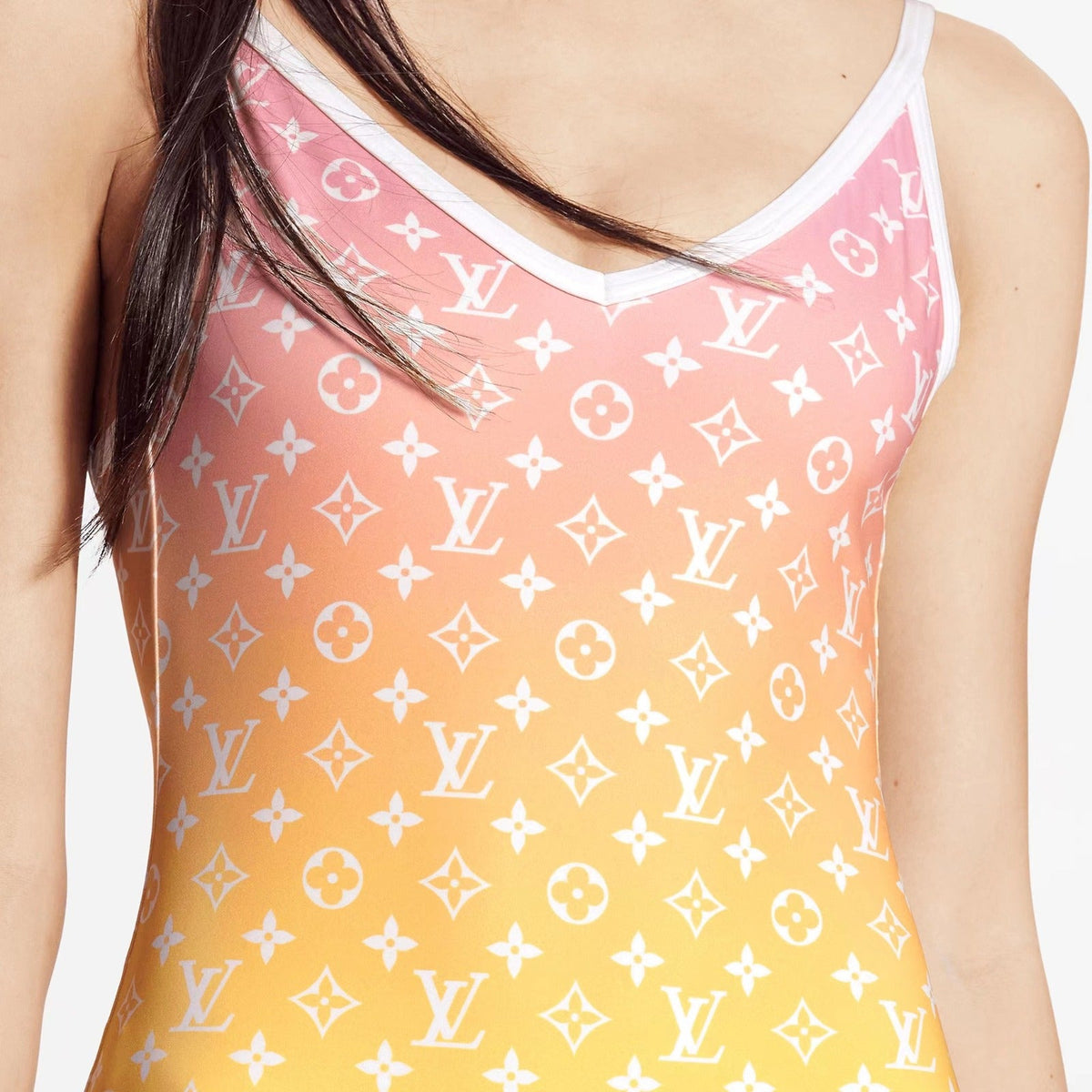 Louis Vuitton Monogram Gradient Cut-Out One-Piece Swimsuit 2