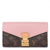 Louis Vuitton Monogram Pallas Wallet Rose Ballerine