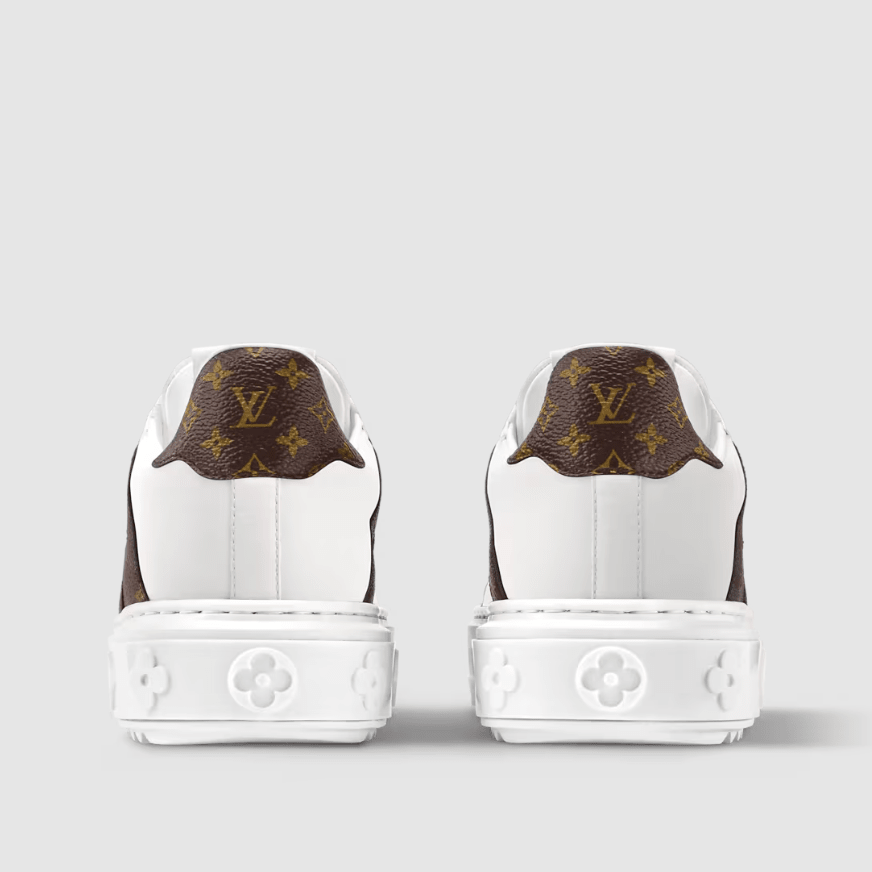 Louis Vuitton Monogram White Leather Sneaker 3
