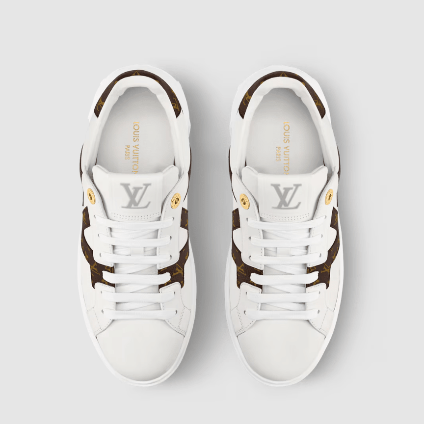 Louis Vuitton Monogram White Leather Sneaker 4