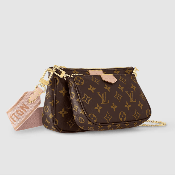 Louis Vuitton Multi Pochette Accessoires Monogram Canvas Rose Clair 2