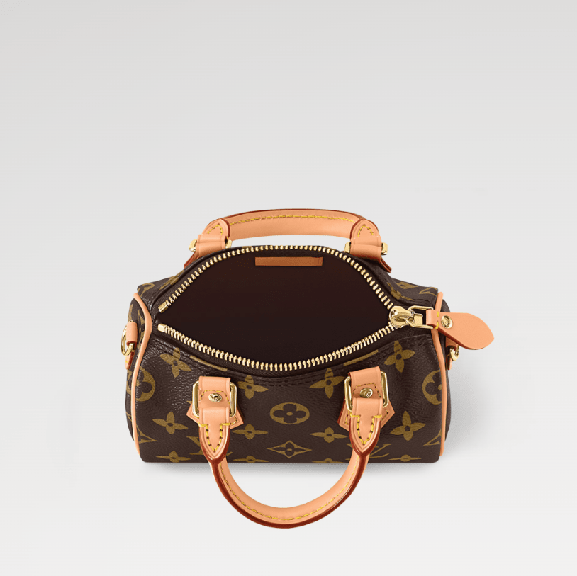 Louis Vuitton Nano Speedy M Crossbody Hand Wallet Monogram 3