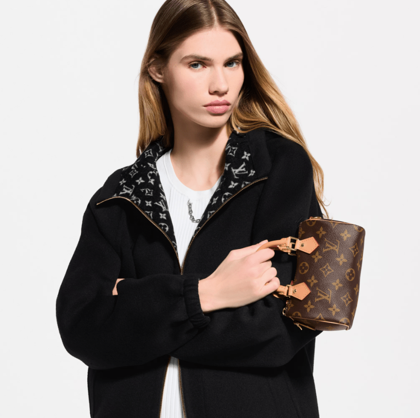 Louis Vuitton Nano Speedy M Crossbody Hand Wallet Monogram 4