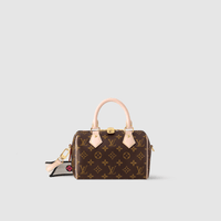 Louis Vuitton Nano Speedy M Crossbody Hand Wallet Monogram