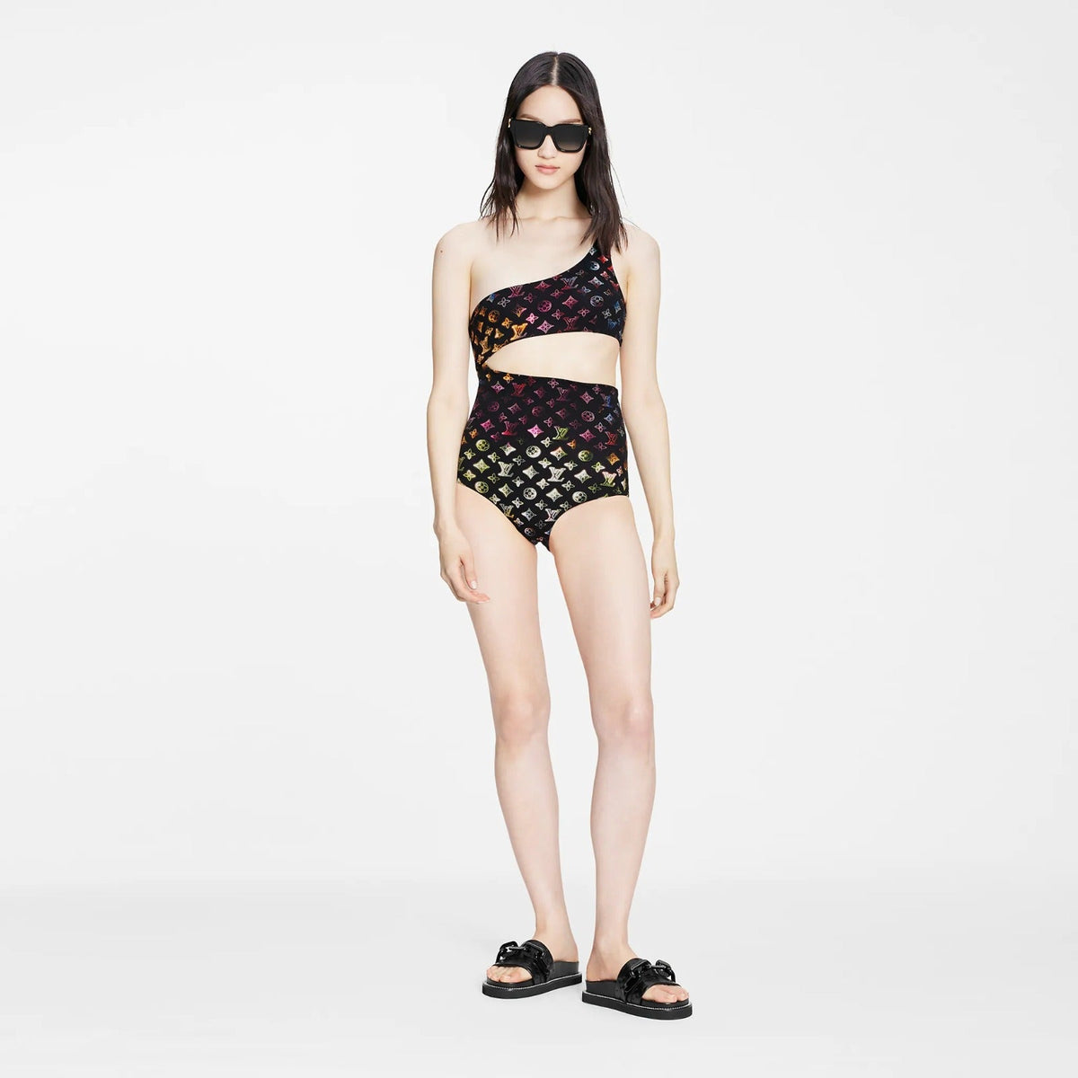 Louis Vuitton Neon Mahina Monogram One-piece Swimsuit 1