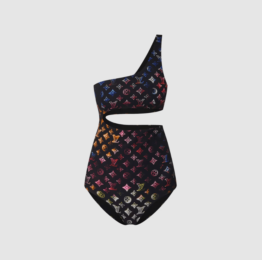 Louis Vuitton Neon Mahina Monogram One-piece Swimsuit 2