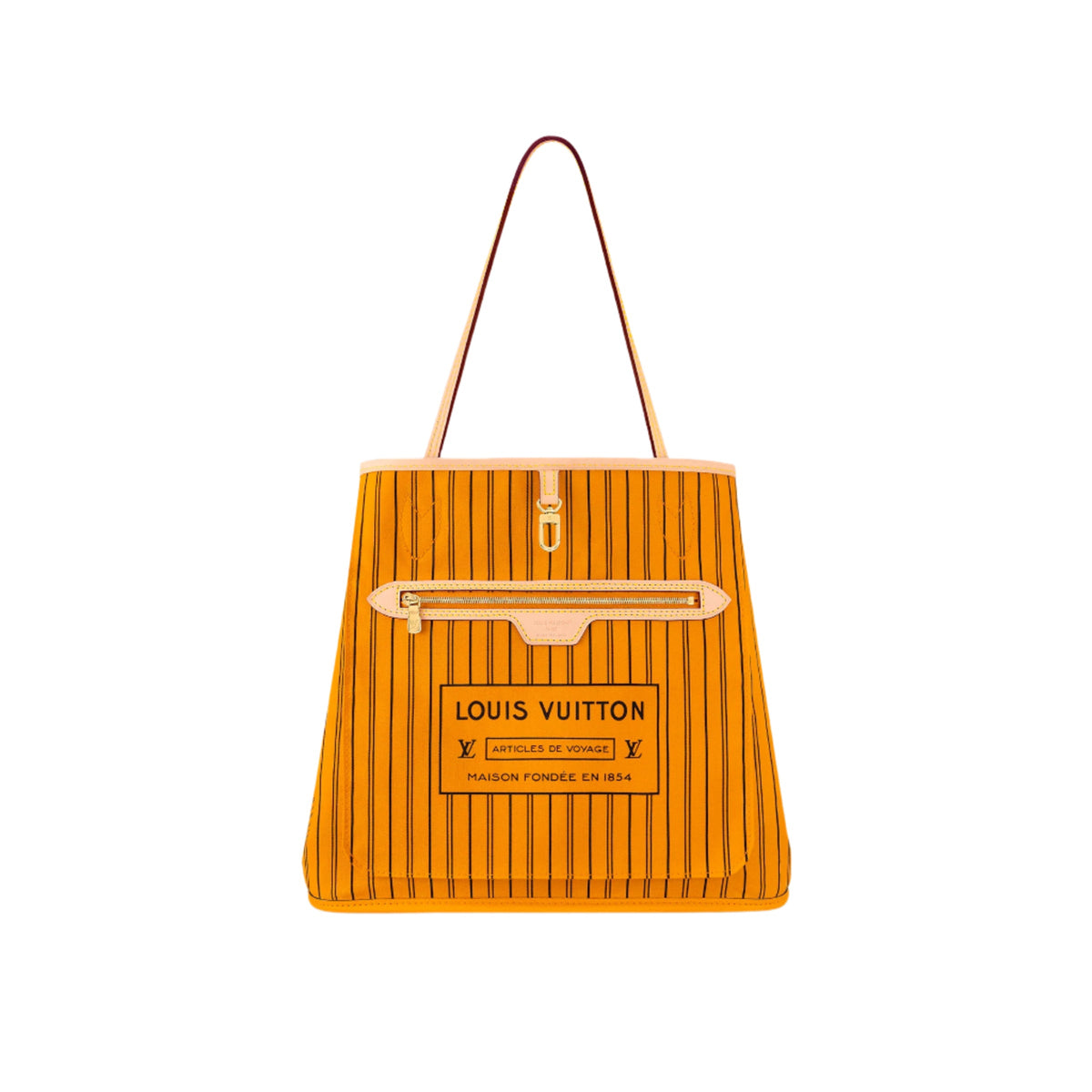 Louis Vuitton Neverfull Bandoulière Inside Out MM Monogram/Jaune Safran 4