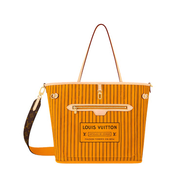 Louis Vuitton Neverfull Bandoulière Inside Out MM Monogram/Jaune Safran