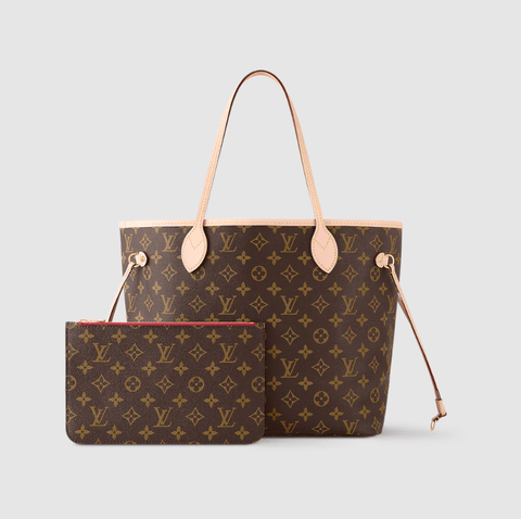 Louis Vuitton Neverfull MM Cerise With Wallet - BEAUTY BAR