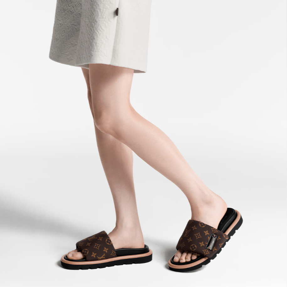 Louis Vuitton Pool Pillow Flat Comfort Mule Brown 4