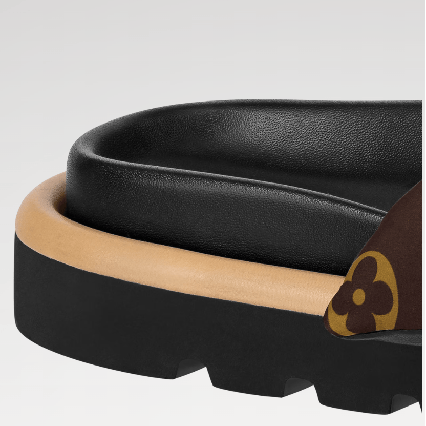 Louis Vuitton Pool Pillow Flat Comfort Mule Brown 6