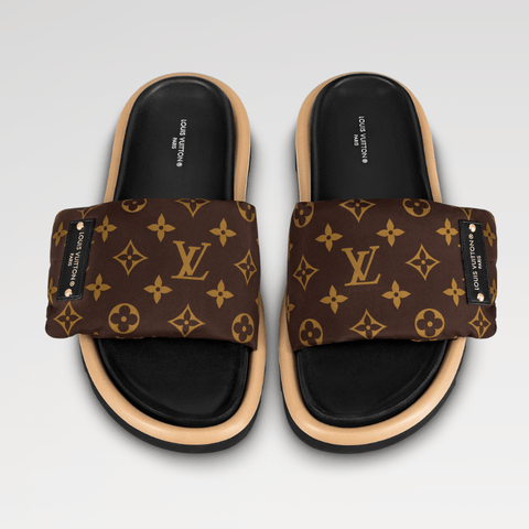 Louis Vuitton Pool Pillow Flat Comfort Mule Brown - BEAUTY BAR