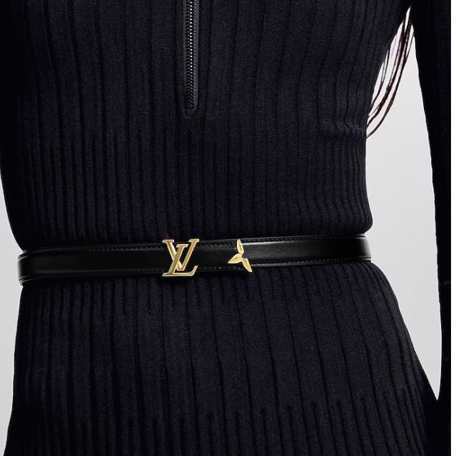 Louis Vuitton Pretty LV 20mm Reversible Belt Black 3