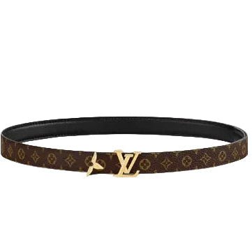 Louis Vuitton Pretty LV 20mm Reversible Belt Black 5