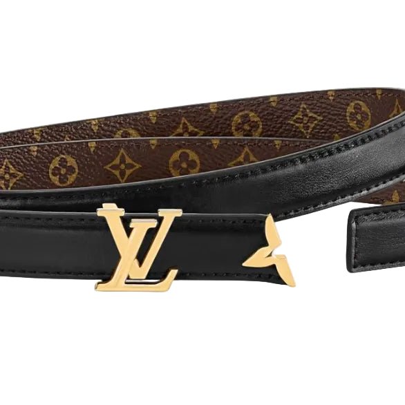 Louis Vuitton Pretty LV 20mm Reversible Belt Black 2
