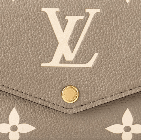 Louis Vuitton Sarah Wallet Tourterelle / Crème - BEAUTY BAR