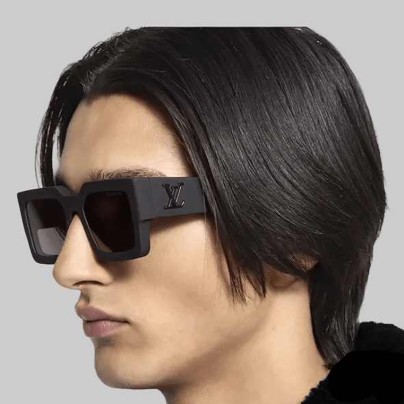 Louis Vuitton Signature Square Sunglasses - Matte Black 4