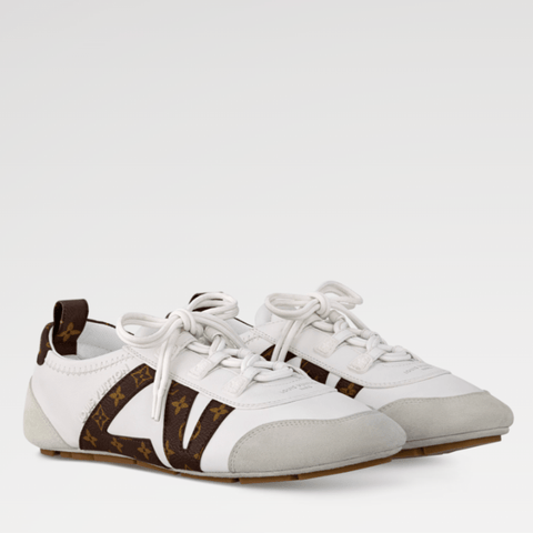 Louis Vuitton Sneakerina Luxury Women's Sneakers With Ballet - Inspired Style - BEAUTY BAR