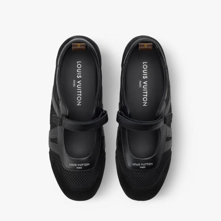 Louis Vuitton Sneakerina Mary Jane Black 2